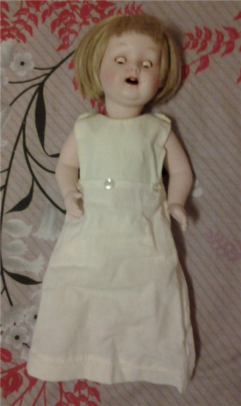 Фарфоровая кукла реплика Gallery Originals Shelburne Museum Porcelain Grete Doll (фото 9)