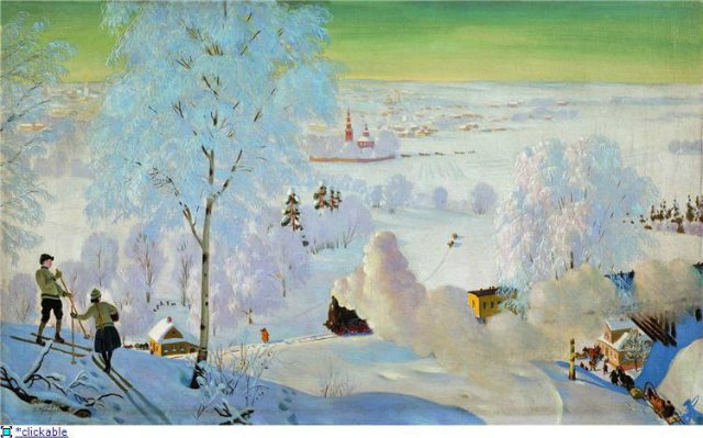 Виртуальная выставка картин "Дыхание зимы"