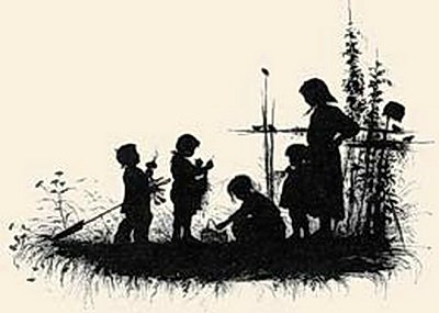 Русские дети Елизаветы Бем. Имя с открытки