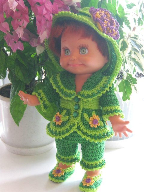 Расцвели цветочки у меня в садочке... Летние наряды на фейсинок и кукол Готц (фото 10)