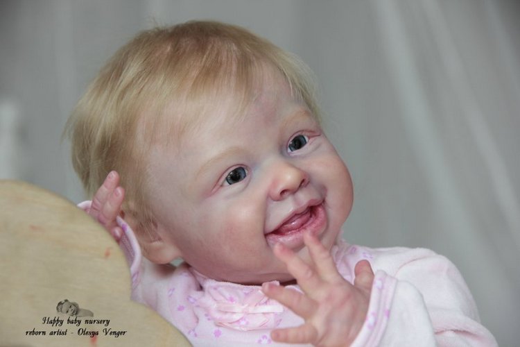 Мой солнечный лучик, моя радуга, мое счастье, моя Милена, Миленочка, Милеша. Кукла реборн Олеси Венгер