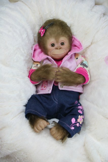Мартышка - малышка... Куколка реборн Виктории Вишни