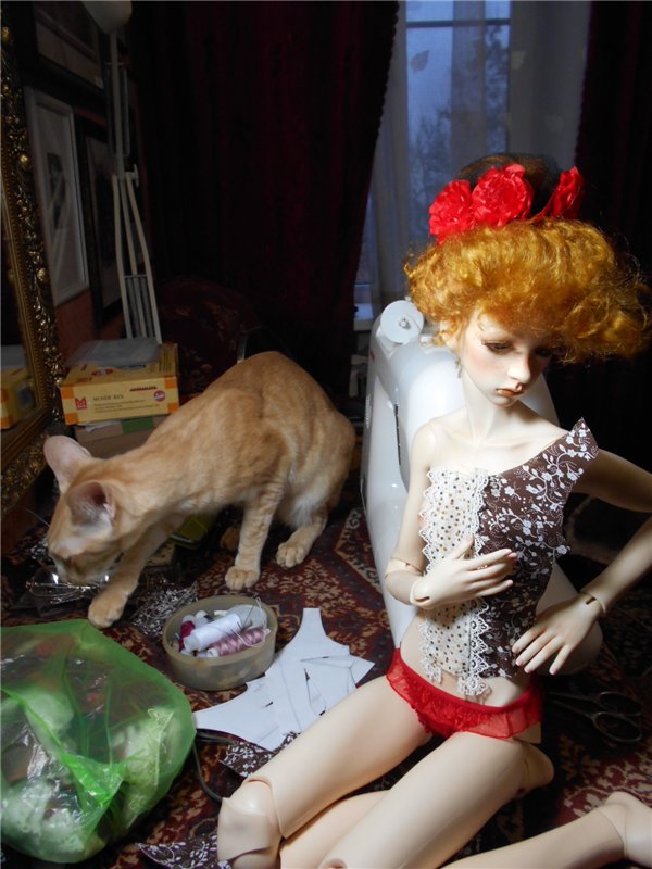 Платье для Стеши — Одежда и обувь для кукол своими руками: фото (фото 5)