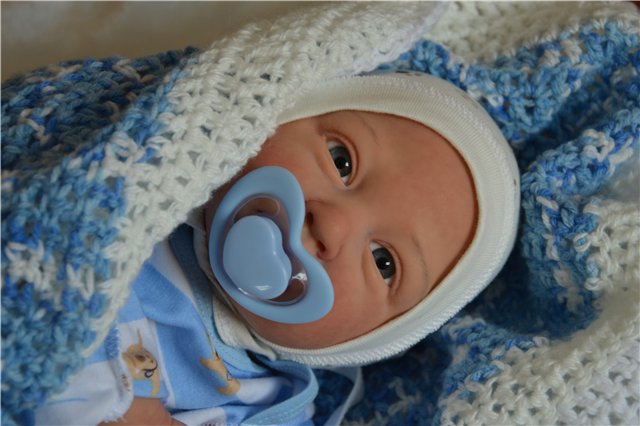 Малыш реборн с ямочкой — Куклы Реборн (Reborn): работы мастеров