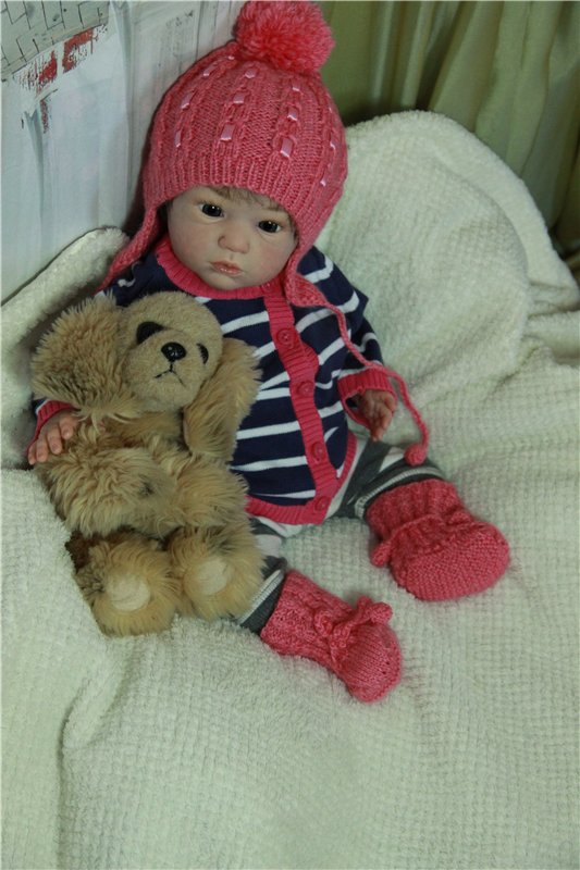 Малышка Карина. Куколка из молда Maike от Gudrun Legler