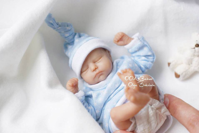 Мия, Макс, Клара, Бэн, Соня. Младенцы ООАК Ольги Соколовой (фото 5)