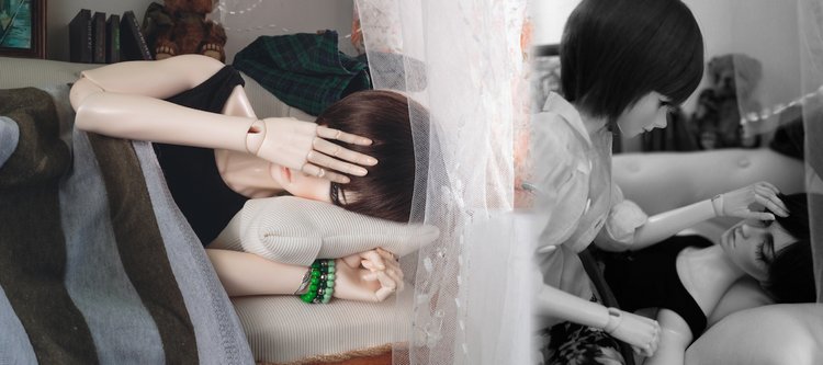 Ты спишь — Фотоистории с куклами BJD (БЖД): сериалы
