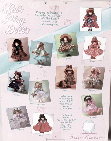 Куклы Робин Вудс для Madame Alexander, серия Let's Play Dolls