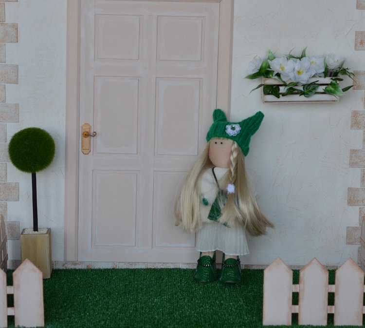 Большой румбокс с аксессуарами (фотозона 7в1) для кукол от 25 см