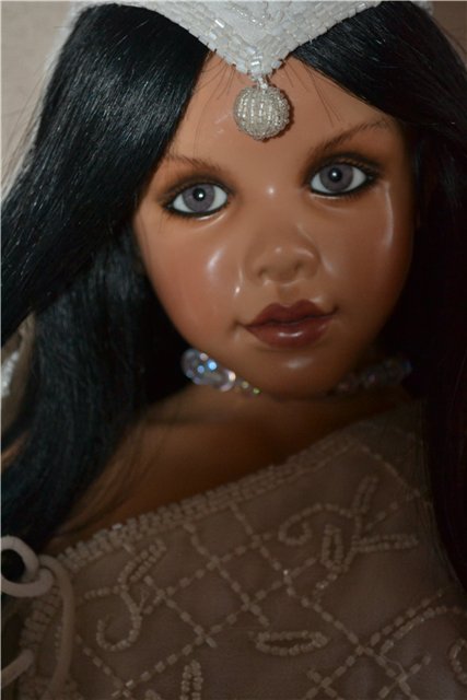 Образ Индии в кукле INDIA ОOАК автора Сьюзен Крей, Susan Krey с её обычаями и необычайной красотой (фото 2)