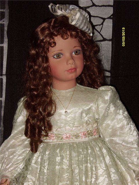 Габриелла-Жемчужное Сердечко ,коллекционная кукла от Вирджинии Тёрнер