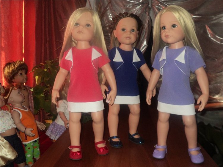 Девчушки любят наряжаться! Наряды для кукол Готц и не только