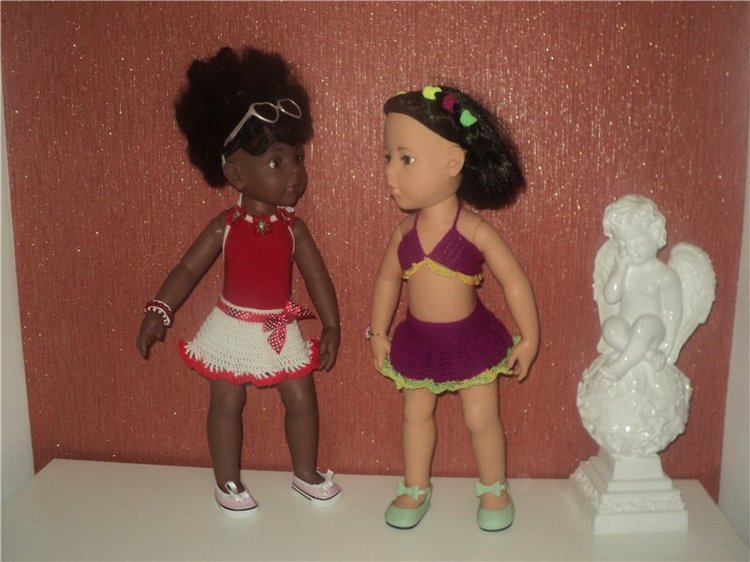Девчушки любят наряжаться! Наряды для кукол Готц и не только (фото 2)