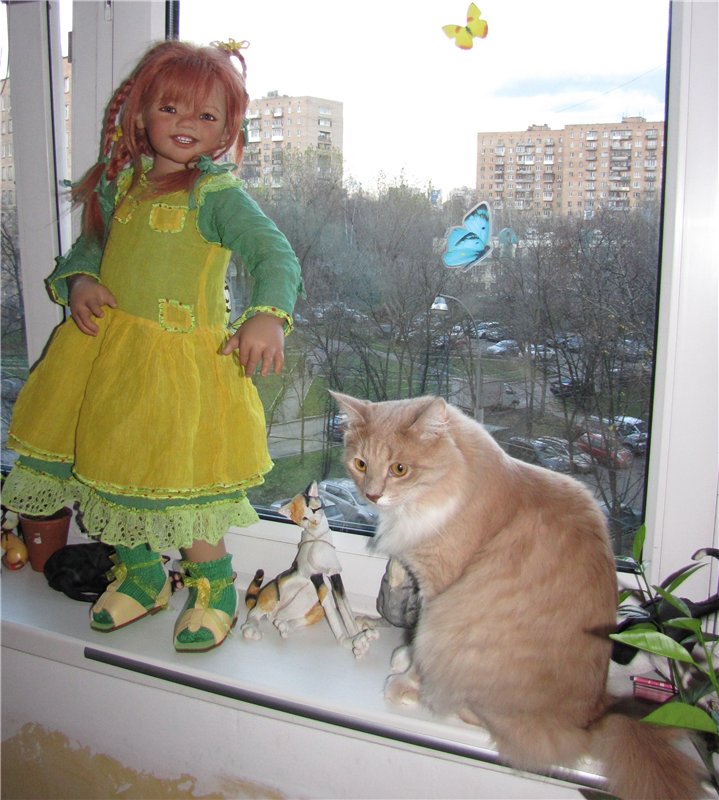 Рыжий лучик солнца - Санрике от Annette Himstedt