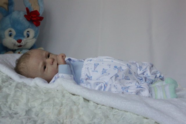 Белокурый ангел Саввушка! Куколка реборн Виктории Вишни