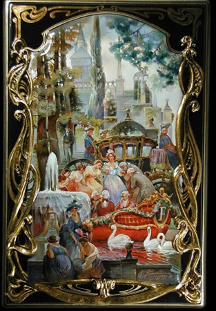 Усмотри тропинку в сказку или Здесь русский дух, здесь Русью пахнет. Федоскинская лаковая миниатюра