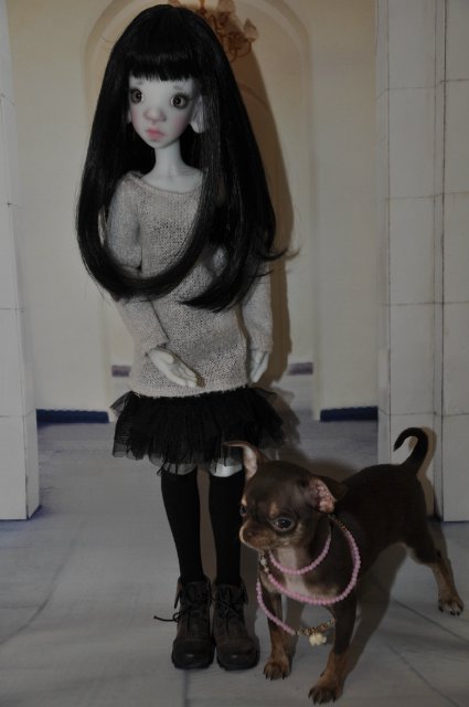 Моя первая СД от Кайе Виггз - Тобушка. Серая по скину, но такая яркая в жизни