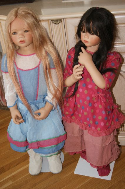 Две нежные леди - Lilith и Anna Lu by Annette Himstedt коллекция 2008 года