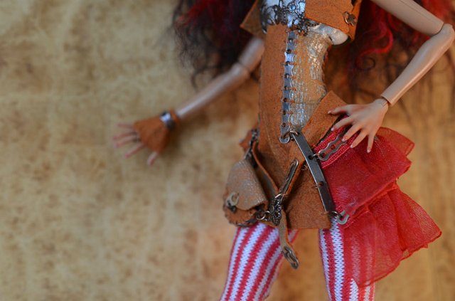 ООАК Клодин (Clawdeen Wolf) из Monster High (фото 7)