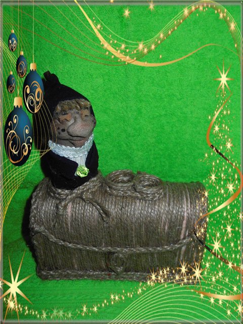 К Новому году готовы — Текстильные игрушки и примитивы: кофейные