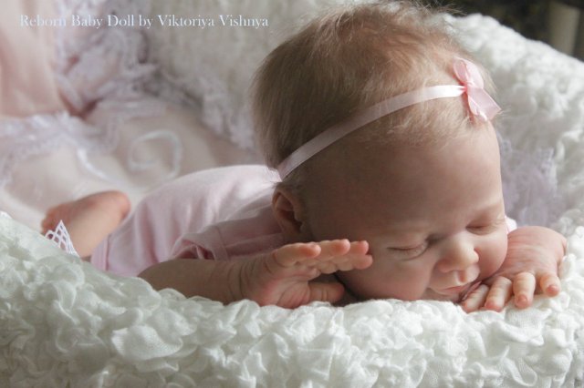 Крохотулька Angeli от Elisa Marx. Куколка реборн Виктории Вишни