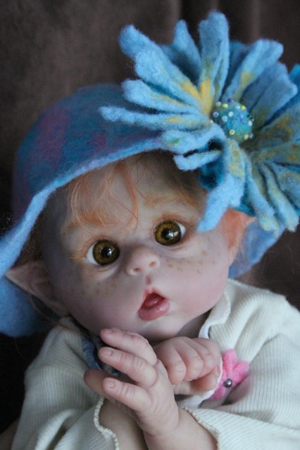 Офелька-Цветочек. Кукла реборн Элины Кудрявцевой