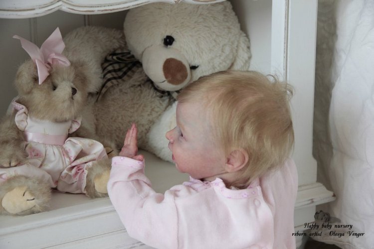 Мой солнечный лучик, моя радуга, мое счастье, моя Милена, Миленочка, Милеша. Кукла реборн Олеси Венгер