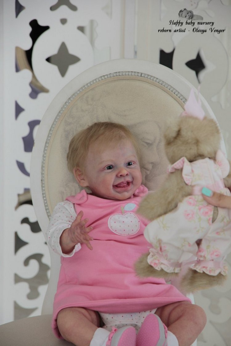 Мой солнечный лучик, моя радуга, мое счастье, моя Милена, Миленочка, Милеша. Кукла реборн Олеси Венгер