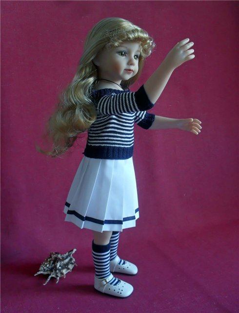 Морские мотивы ушедшего лета и куклы "Maru and friends"