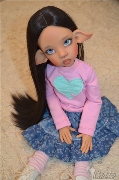Ушастая от Kaye Wiggs — Куклы Kaye Wiggs (Кайе Виггс): авторские BJD (БЖД) (фото 4)