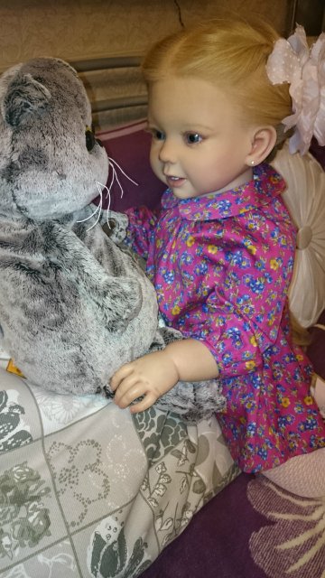 Мое солнышко - малышка Джастина из молда Бонни by Linda Murray