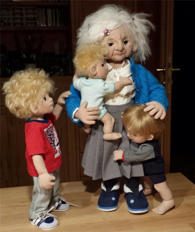 Теплые, фетровые сердца! Текстильные куклы Steffi | Бэйбики Теплые, фетровые сердца! Текстильные куклы Steffi