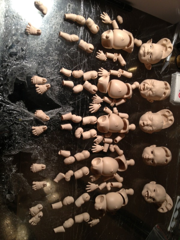 Глаза из Fimo и UF геля — Авторские куклы ручной работы: текстильные (фото 8)