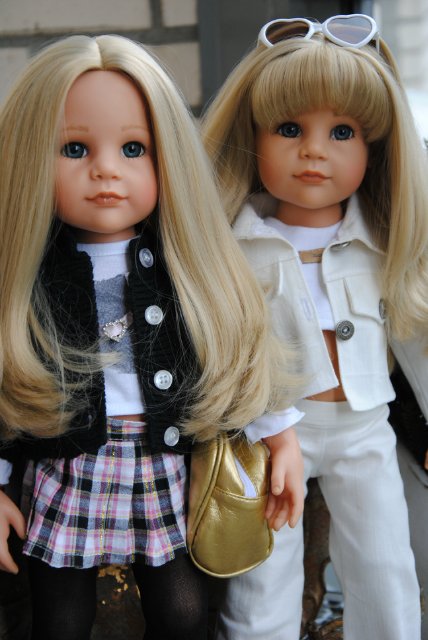 Мы сестренок соберем - будем модничать втроем! :) Красотки Сары-модницы от Gotz 2004, 2007, 2009