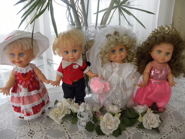 Продолжение свадьбы — Куклы Galoob Baby Face (Фейсинки): винтаж 90 (фото 3)