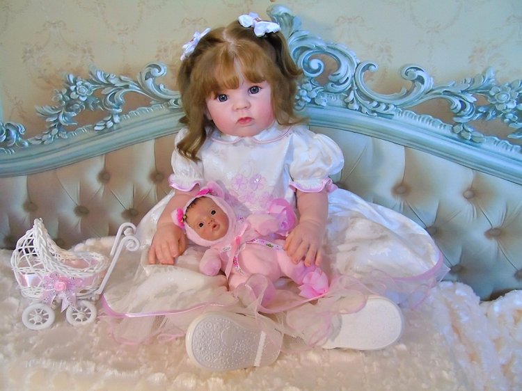 Милая девочка Гулечка — Обучение реборнингу: роспись