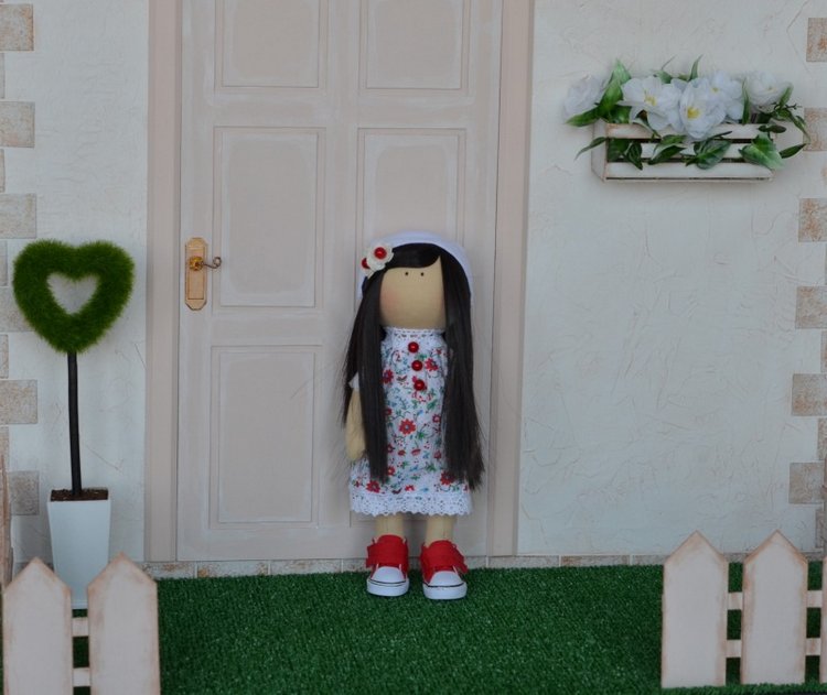 Большой румбокс с аксессуарами (фотозона 7в1) для кукол от 25 см