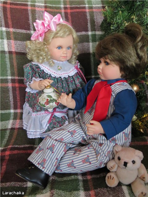 "Прощание с ... ёлкой..."-Зарисовка. Редкие коллекционные куклы от Jerri McCloud (фото 8)