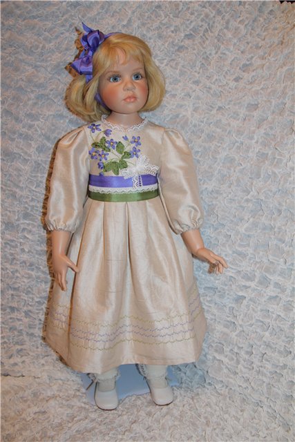 Шёлковое дефиле. Новые наряды для кукол (фото 2)