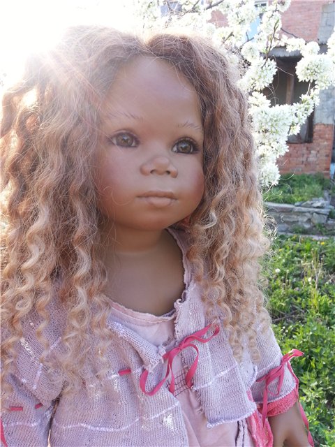 Шоколадная девочка Натитти от Annette Himstedt (фото 2)