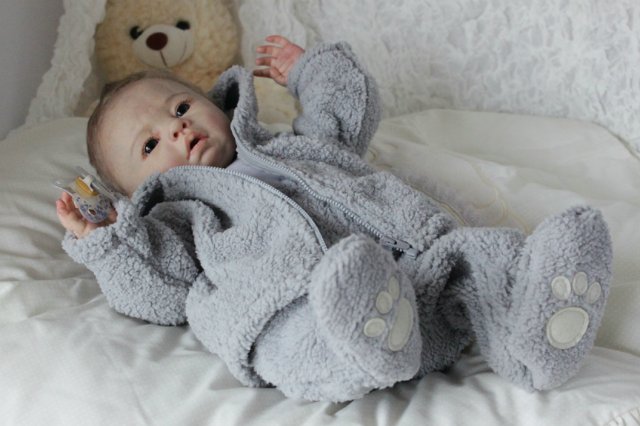 Мальчик - Медвежонок... Куколка реборн Виктории Вишни