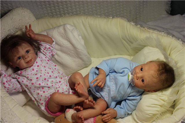 Мои двойняшки-реборнята! Ростя и Марьяша (фото 7)