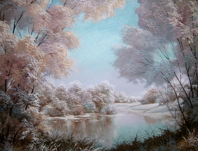 Виртуальная выставка картин "Дыхание зимы"