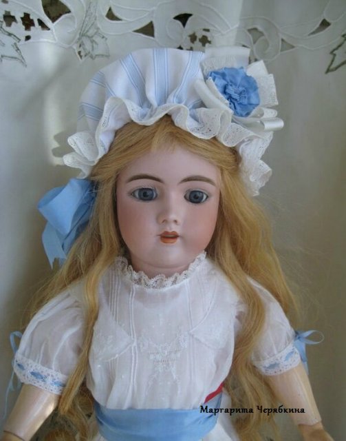 Шьем круглый чепец для куклы - МК