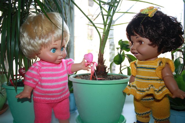 Яркие весенние полосочки для Galoob baby face