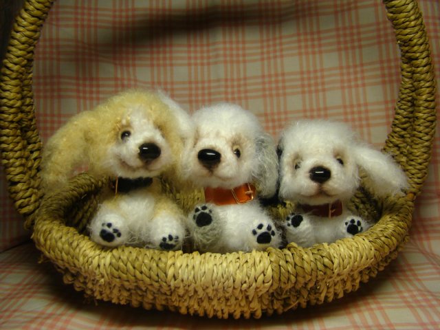 А у нас щенков корзинка! Авторские игрушки своими руками Ольги Чернухо