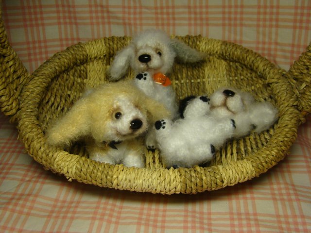 А у нас щенков корзинка! Авторские игрушки своими руками Ольги Чернухо (фото 2)