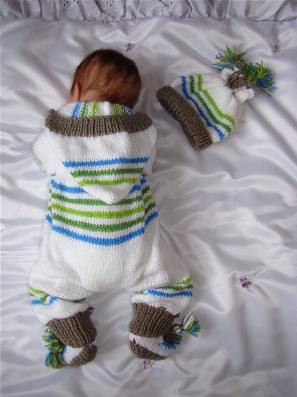 Теплый комбезик для Ангелочка (кукла-реборн молд Ангел)