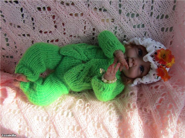 Малышка Зося. Авторская кукла Ирины Кондрашовой (фото 7)