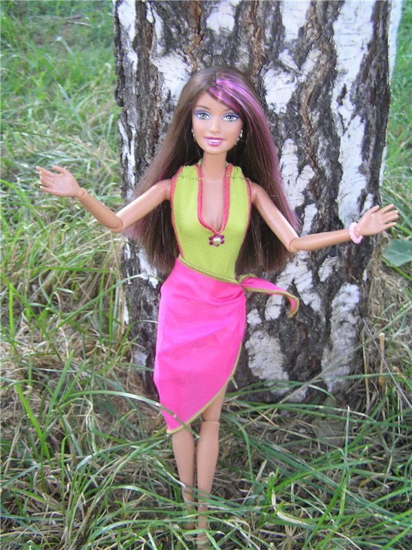 Летняя прогулка Анжелики ( Кукла Barbie Fashionistas от Mattel) (фото 3)